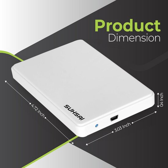 Externe Harde Schijf 500 GB Draagbaar 2.5 Inch USB 2.0 Opslag Back-up Drive — afbeelding 3