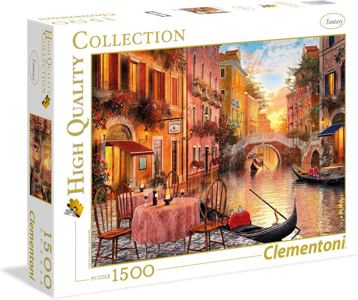 Puzzel Venetië 1500 Stukjes Hoge Kwaliteit