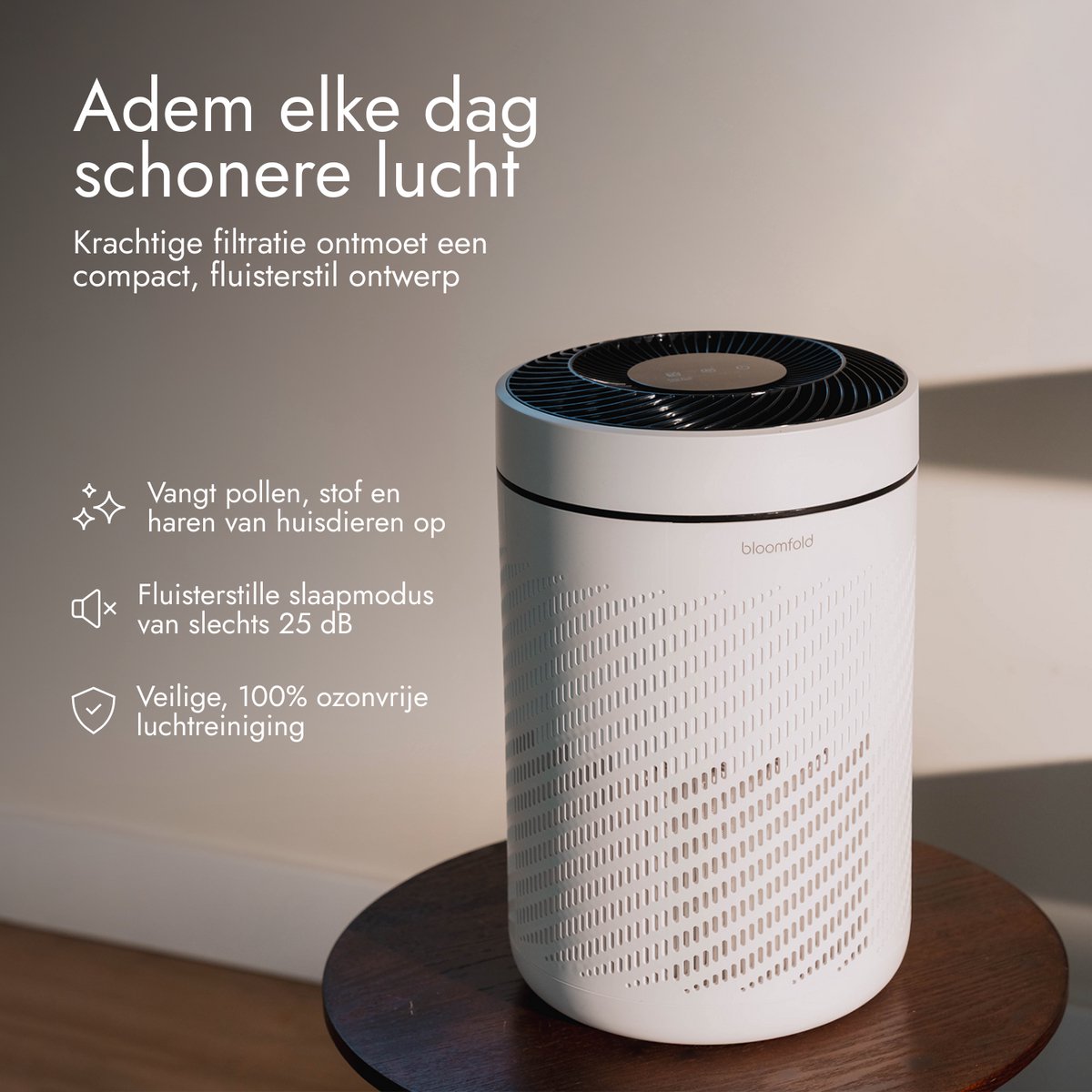 Bloomfold Luchtreiniger Whisper - Air Purifier thumbnail 2