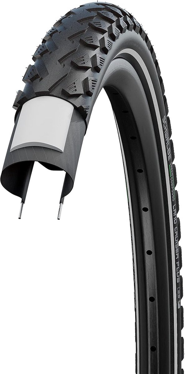 Fietsbinnenband Zwart voor Cruiser Fietsen