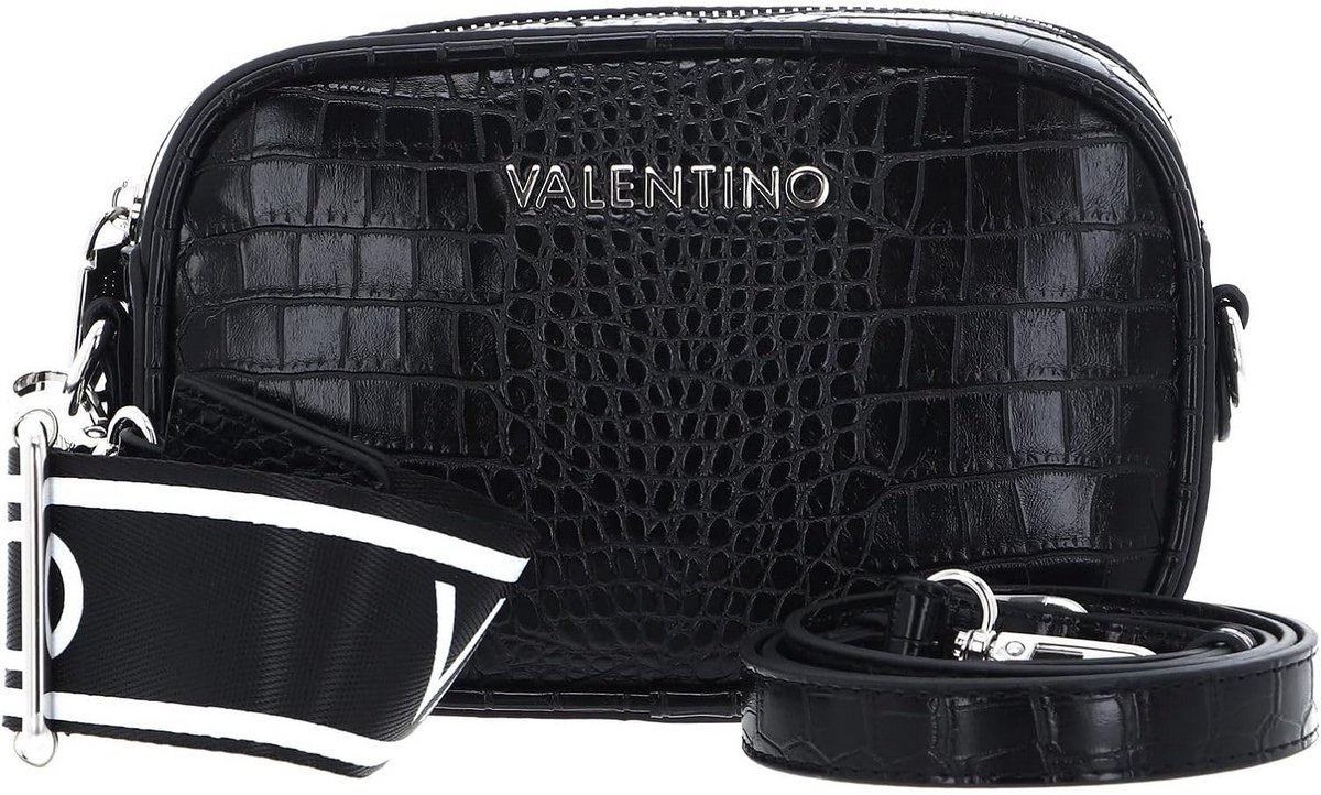 Cameratas Valentino Miramar VBS7UE01 - Zwart - Camera Bag - voor Heren - leer look
