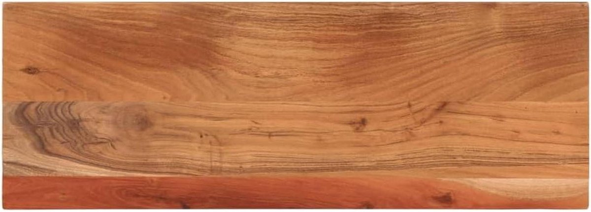 Houten Tafelblad - Vervangend blad - Tafel opfrissen - Massief acaciahout - 80x40 cm - Natuurlijk