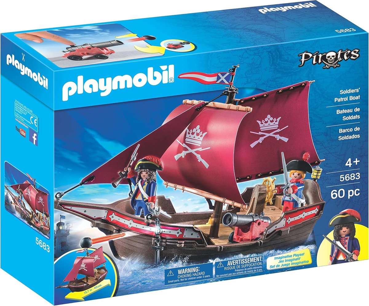 Speelgoedgeduikboot Piraten Kapitein met Accessoires