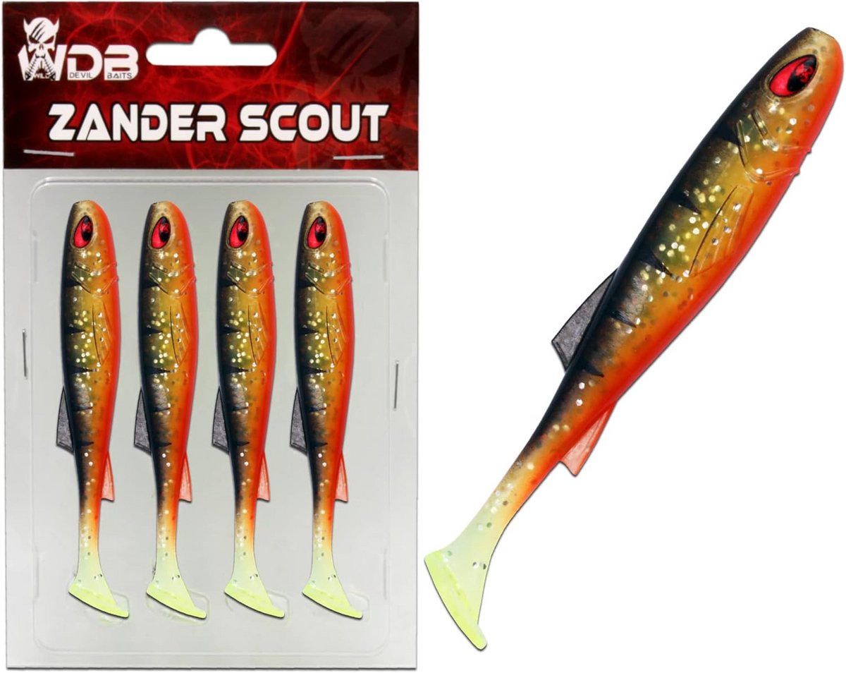 Rubberen Vis Shads voor Snoekbaars Hengelen - 12.5 cm - Hoge Actie Aas