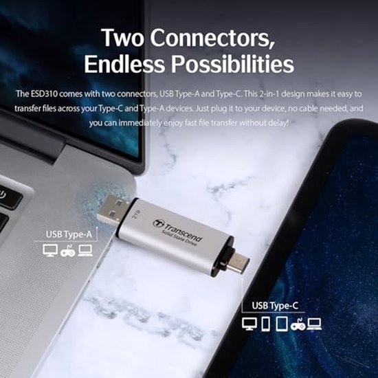 Draagbare SSD 1TB met USB Type-C - 10 Gbit/s, Compatibel met PS4/PS5 — afbeelding 3