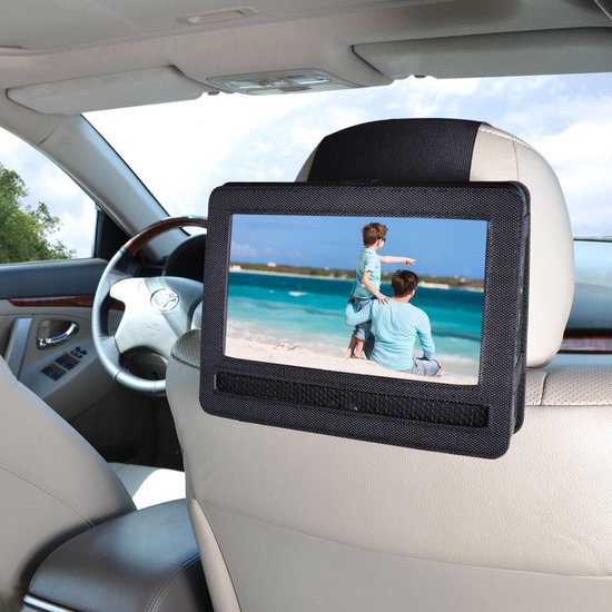 Universele Hoofdsteun Houder voor 9 Inch Draagbare DVD Speler in Auto — afbeelding 3