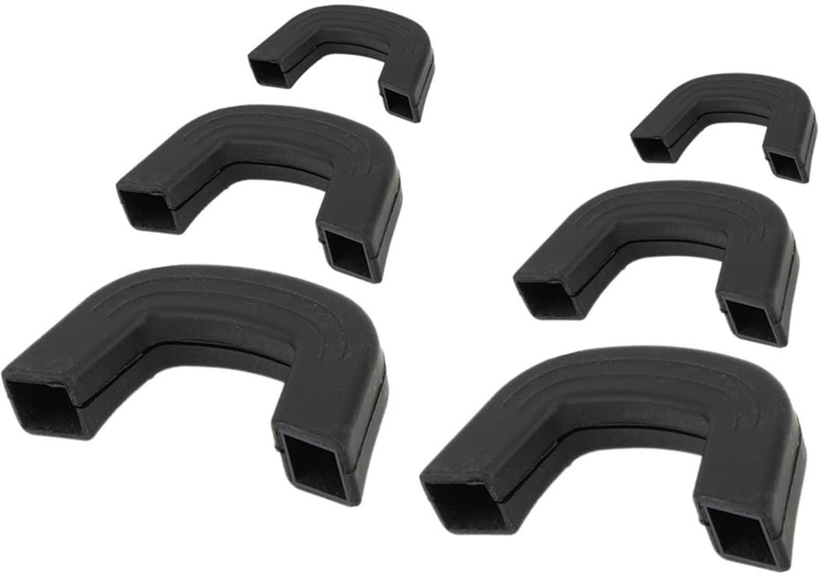 MTTproducts- Siliconen Handgrepen - 3 Paar - Duurzaam - Warmte-isolerend - Brandwerend - Antislip - Zwart - Potgreep
