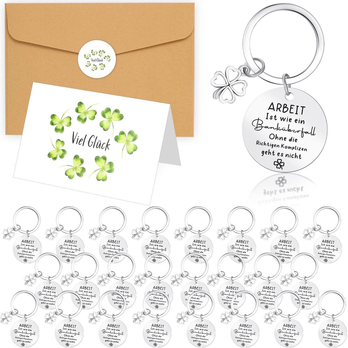 NTH products- Afscheidsgeschenken Sleutelhangers - Inspirerende Wenskaarten - Geluksbrenger - Pensioencadeaus - Hoogwaardige Materialen - Roestvrij Staal - Cadeaus