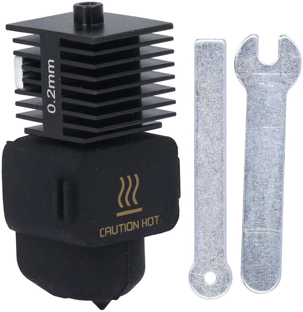 MTTproducts- Hotend Mondstukset Gehard Staal - 3D-printer - Bevestiging met Schroefdraad - Filamentdiameter 1,75 mm - Compatibel met A1/A1 Mini - Ondersteunt Hoge Temperatuur tot 320 ℃ - 3D-printer Mondstuk
