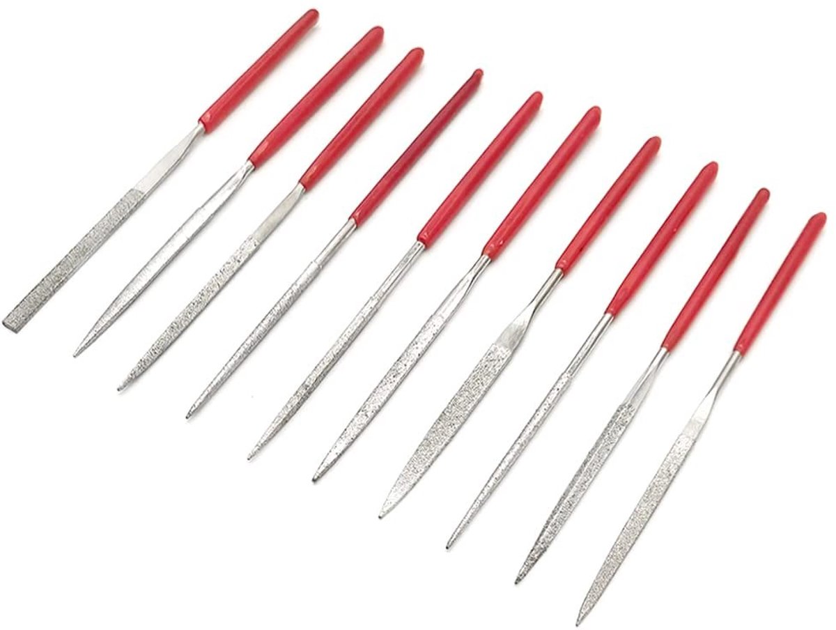 MTTproducts - Mini Diamant Vijlenset voor Precisiewerk