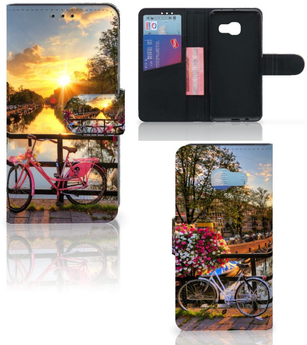 Samsung Galaxy A3 2017 Flip Cover Amsterdamse Grachten