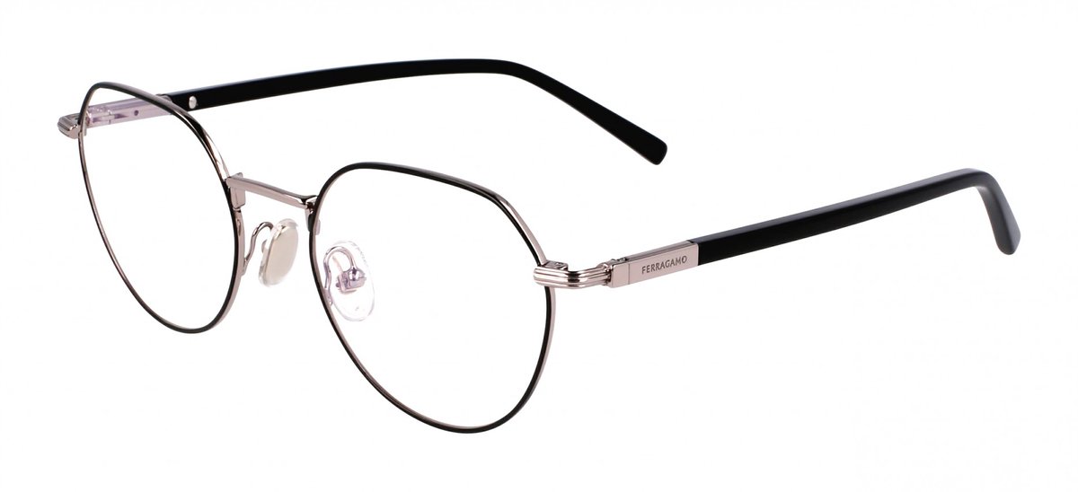 Ferragamo SF2233 Light ruthenium/black 51/20/145 UNISEX Brilmonturen