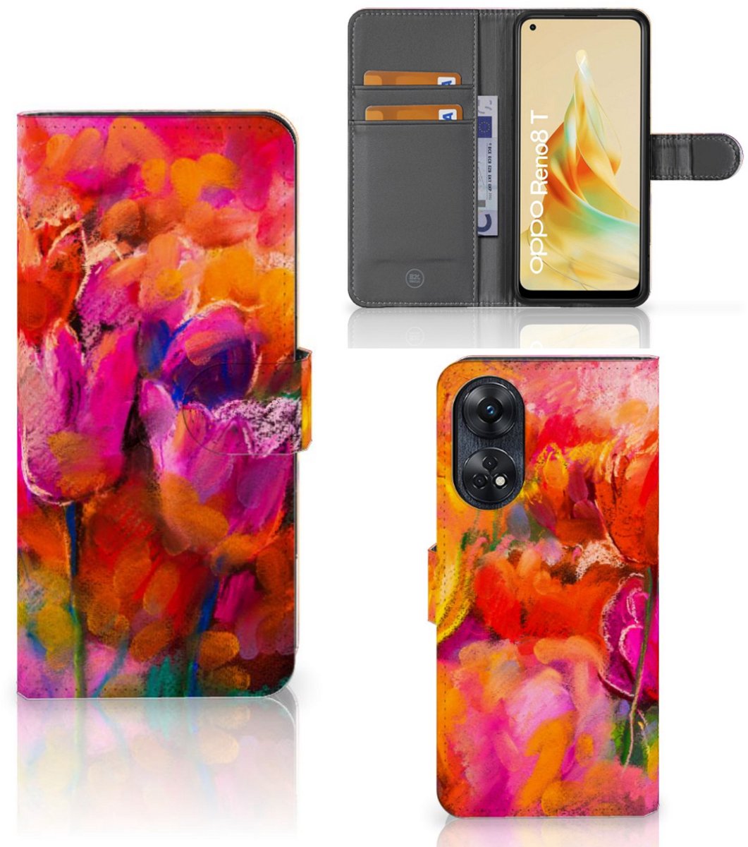 Hoesje OPPO Reno8 T 4G Tulips