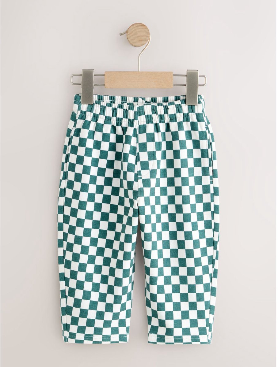 Next - Jongens - Jersey joggingbroek met wijde pijpen - Groen