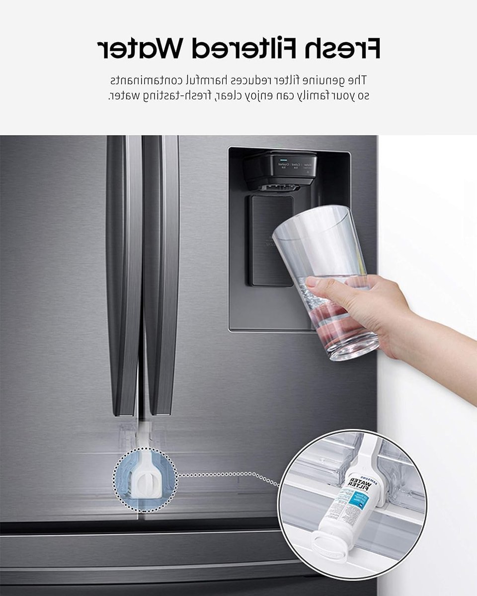 Hoge efficiëntie waterfilter voor koelkast, vervangingscartridge voor optimale waterfiltratie en smaakverbetering