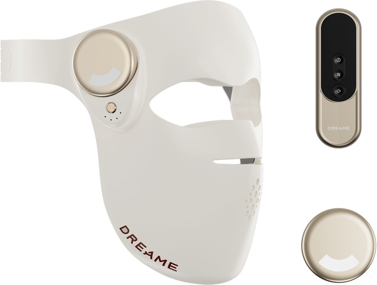 Dreame Chrona LED Gezichtsmasker | 4+1 Lichtmodi | 280 LED | Anti-Aging | Draadloos | 10 Min