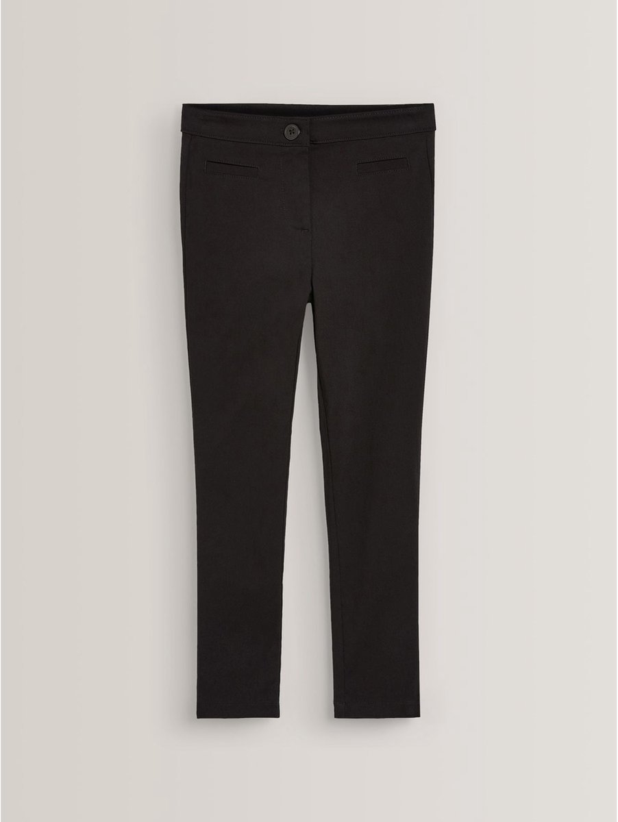 Next - Meisjes - Verpakking van 2 skinny schoolbroeken met stretch - Zwart