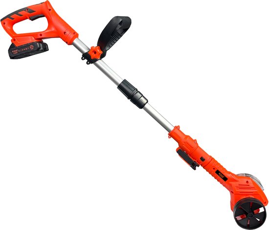 Kibani Accu Onkruidborstel 21V - Incl. 2 Onkruidborstels en 2 accu's - Onkruidborstel Nylon en Staal - Draadloze Onkruidverwijderaar - Elektrische Voegenreiniger - 180° Draaibare Kop - Ergonomisch Handvat - 2000 mAh — afbeelding 2