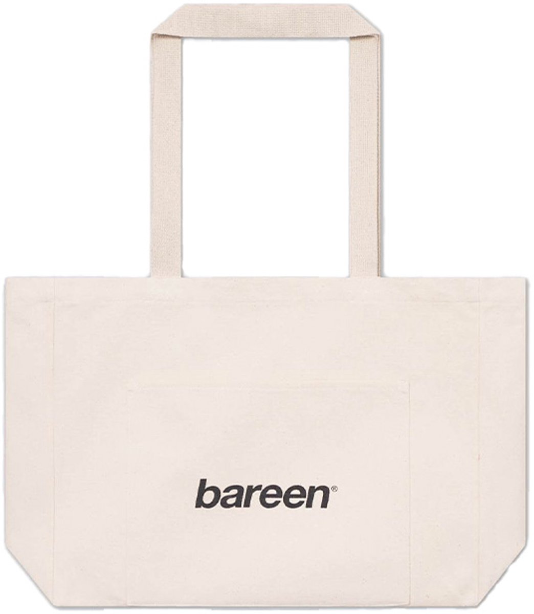 Bareen Panelled Canvas Bag White