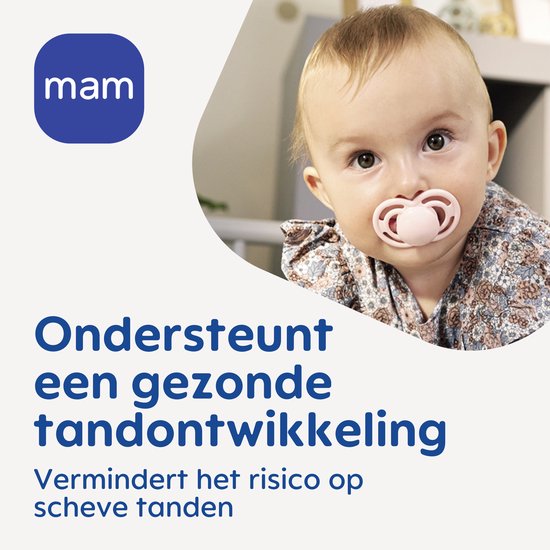 MAM - Perfect Fopspeen - Glow in the Dark - 16+ Maanden - Roze van Merkloos — afbeelding 3