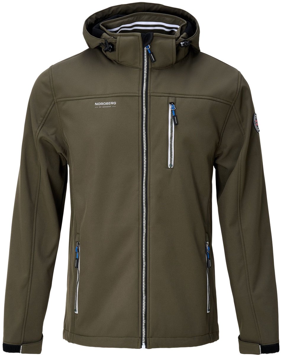 NORDBERG njord softshell Softshell jack heren Donkergroen