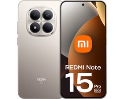 Redmi Note 15 Pro - 5G - 12GB/512GB - Titanium Zilver