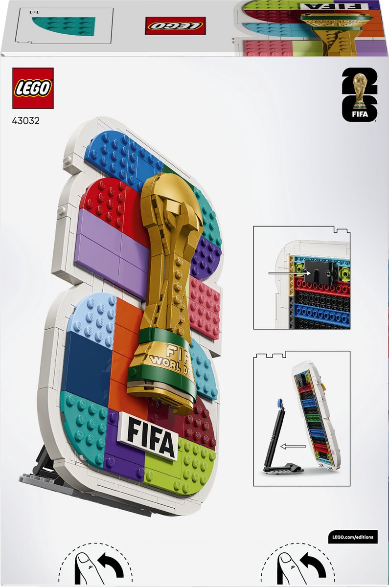 LEGO Editions FIFA World Cup 2026 Officieel Logo Voetbal Wereldbeker Bouwpakket - 43032 — afbeelding 9