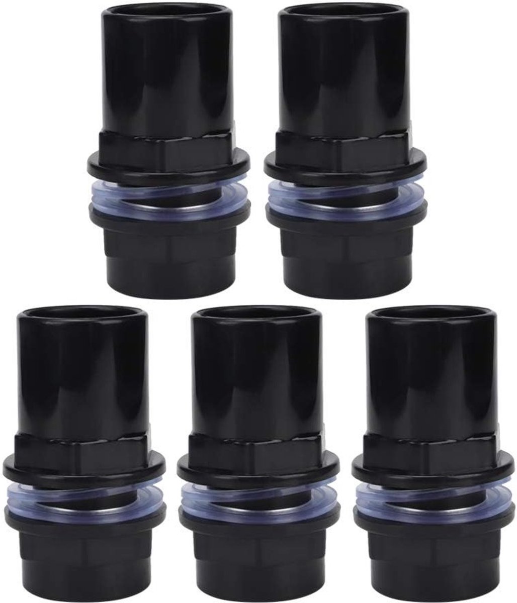 Aquarium Water Pipe Connector - PVC Rechte Buiskoppeling voor Aquariumaccessoires en Vis Tank (32mm)