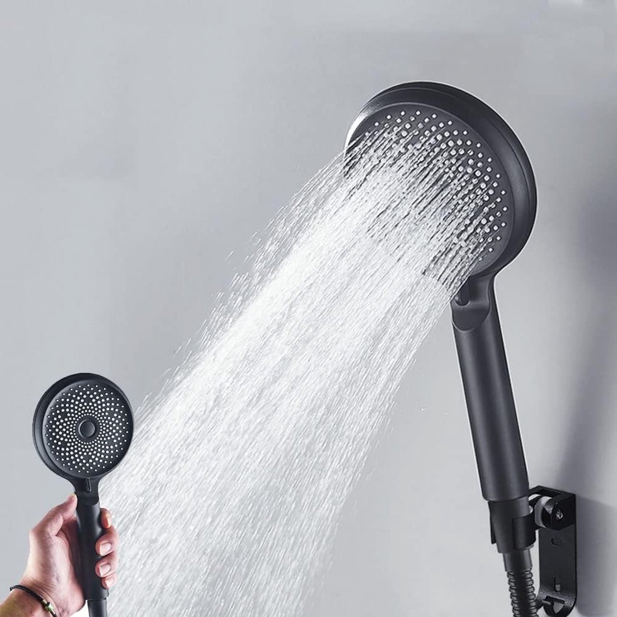 Verstelbare Handdouche met 3 Stralen - Hoge Druk Douchekop Geschikt voor Badkamer, Sauna en Kapperszaken