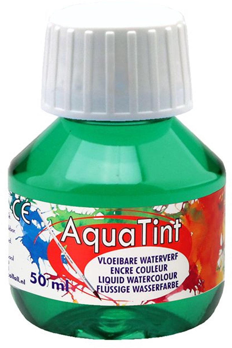 Collall waterverf donkergroen - vloeibare hobbyverf 50ml.