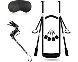 YOR® Sex Schommel - Sex Swing Extra Stevig – Seksschommel – Seksspeeltjes voor Koppel – Seks Schommel BDSM – Erotiek Toys - Sex Sling – Love Swing – Discreet Verpakt - Zwart - 35cm x 33cm x 13cm