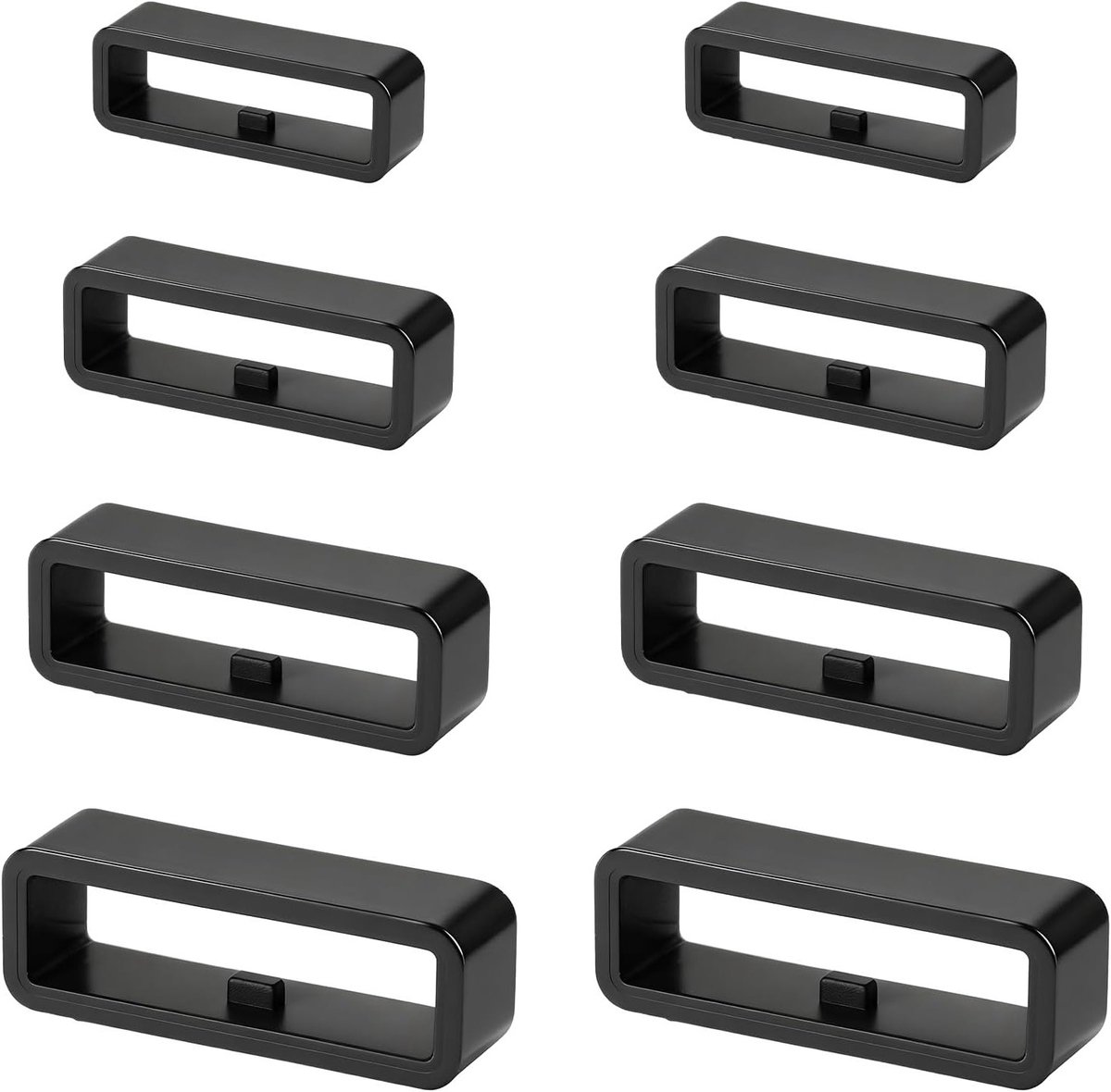 8-delige Silicone Horlogeband Houder, Rubber Ringen voor Smartwatch, Vervangende Band Bevestiging, Geschikt voor 18mm/20mm/22mm Horlogebanden