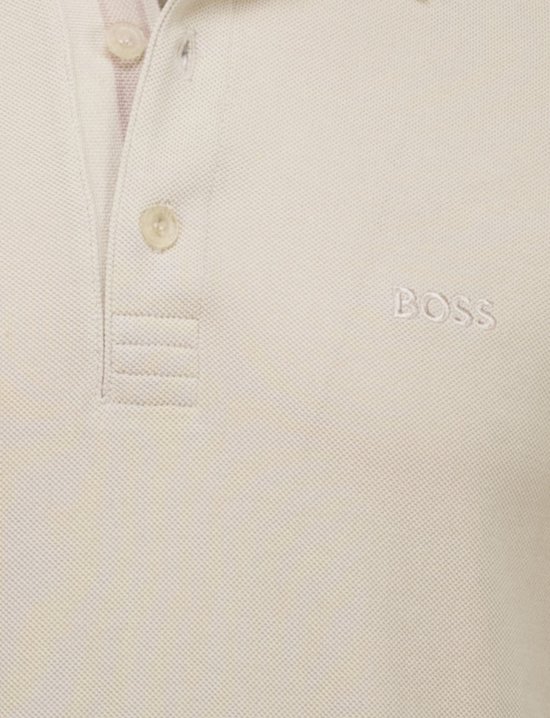 Hugo Boss poloshirt korte mouw beige