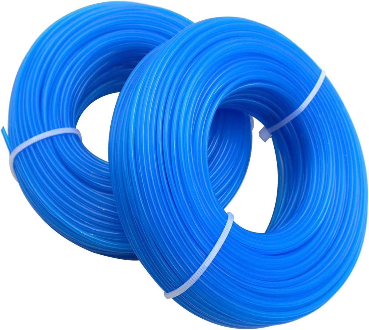 Diameter 1.6mm, 100m Nylon Grastrimmerdraad - Ronde Touw voor Onkruid, Tuin en Parkonderhoud, 50m x 2 Stuks