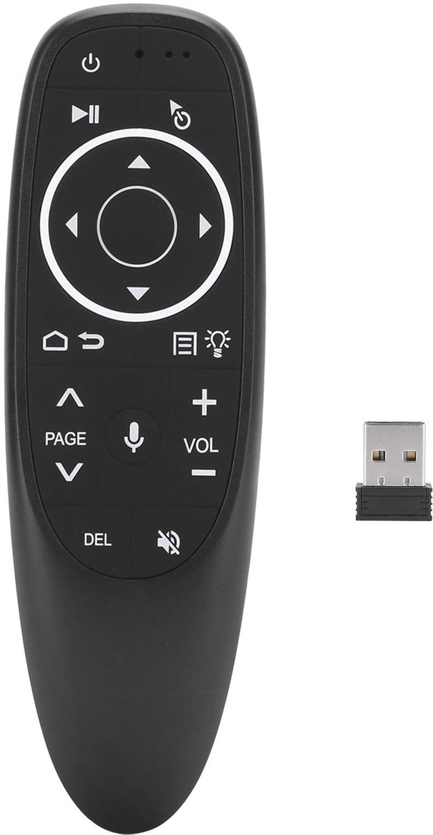 aladdien - Universele afstandsbediening - Draadloze muis-gyroscoop - Spraakinvoer ondersteuning - Voor slimme TV - Geschikt voor laptop - Cuifati mode