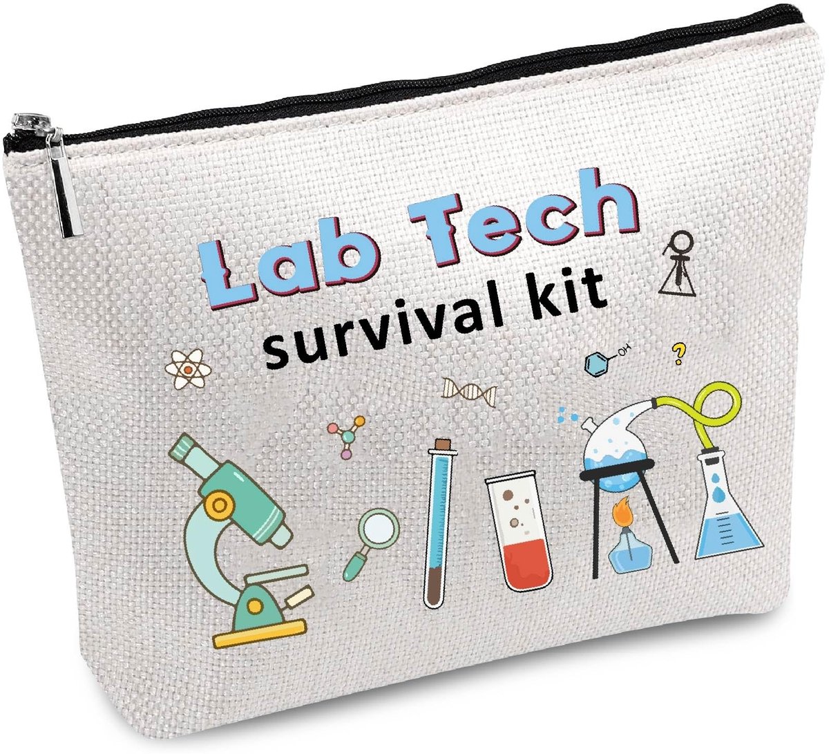 aladdien - CREATCABIN Kit - Survival Lab Tech - Multifunctionele etui - 25 x 18 cm - Make-up en cosmeticatas - Geschikt voor wetenschappers