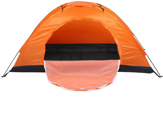 Allecto - Outdoor Tent - Waterdichte Eenpersoons Dome Tent - 4-seizoenen - Backpacking - Ideaal voor kamperen - Lichtgewicht en compact - Kleur: groen — afbeelding 4
