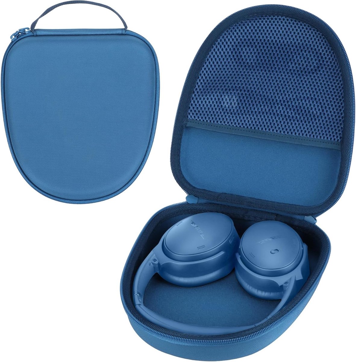 Duurzame Hard Case voor Noise Cancelling Hoofdtelefoons - Bescherming, Opbergruimte en Stijl (Blauw)