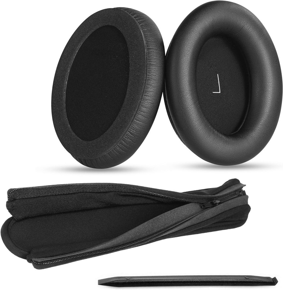 Comfortabele Oorkussens en Hoofdband Kussen Set voor Draadloze Over-Ear Hoofdtelefoons - Vervangende Oorkussens van Kunstleer voor Optimale Geluidskwaliteit en Draagcomfort