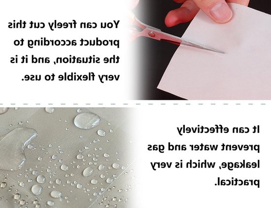 Set van 10 Zelfklevende Waterdichte Reparatie Patches voor Zwembaden, Luchtbedden en Opblaasbare Ringen (10 x 10 cm) van Merkloos — afbeelding 2