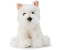 Tobar pluche knuffel Westie hond speelgoed voor kinderen.