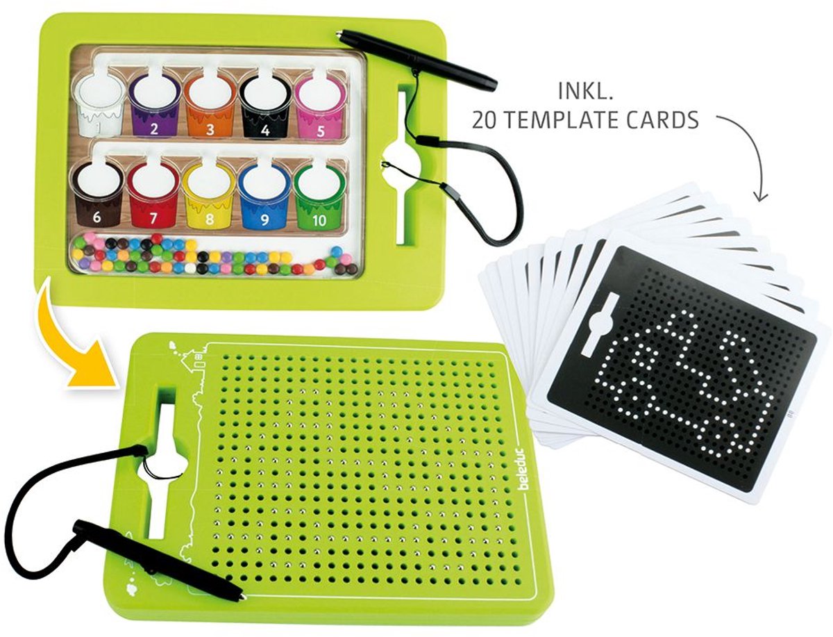 Beleduc magnetisch speelgoedbord Pick & Sort 2-in-1 educatief.