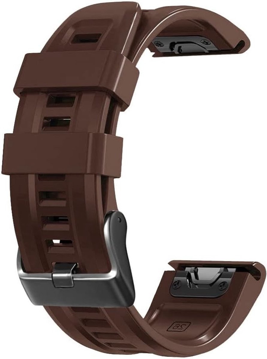 Silicone Horlogeband 22mm Geschikt voor Garmin Fenix en Forerunner Series, Comfortabele en Duurzame Vervangband voor Actieve Sporters