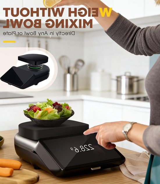 Robuuste Weegschaalplaat voor Vorwerk Thermomix TM7, Eenvoudig Schoon te Maken, Praktische Accessoires voor Nauwkeurig Wegen zonder Mengpan en zonder de Motor Koppeling te Beschadigen — afbeelding 5