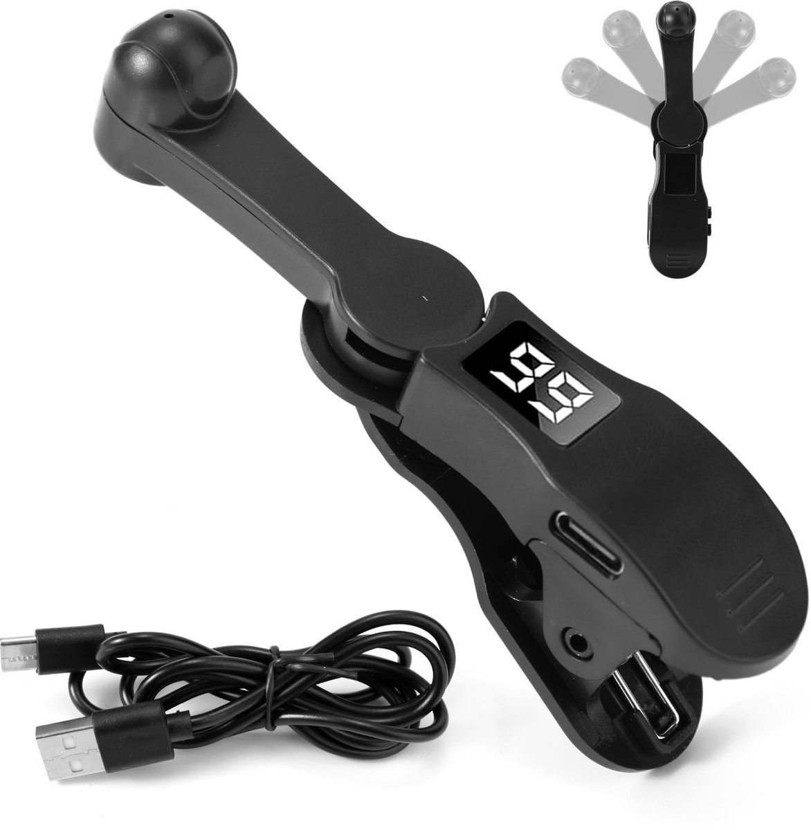 Allecto - Smartphone Auto Clicker - Antislip Clip - Universele Kliktool - Voor Livestreams - Social Media - Geschikt voor Creators - Zwart