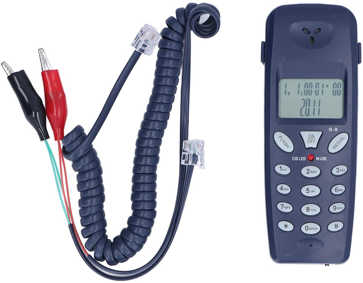 Allecto - Vaste Telefoon - Bedrade Telefoon met Beller-ID - Real-time Datum en Dagweergave - 16-bits LCD Scherm - Geschikt voor Thuis en Kantoor - ...