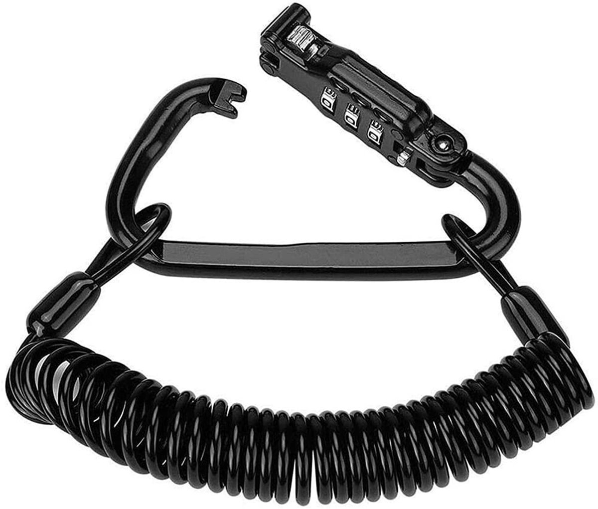 ONF3 - Helm Slot met Kabel - Veilig en Duurzaam - Geschikt voor Motorhelmen en Bagage - Sleutelbeveiliging - Anti-diefstal - Kabelslot