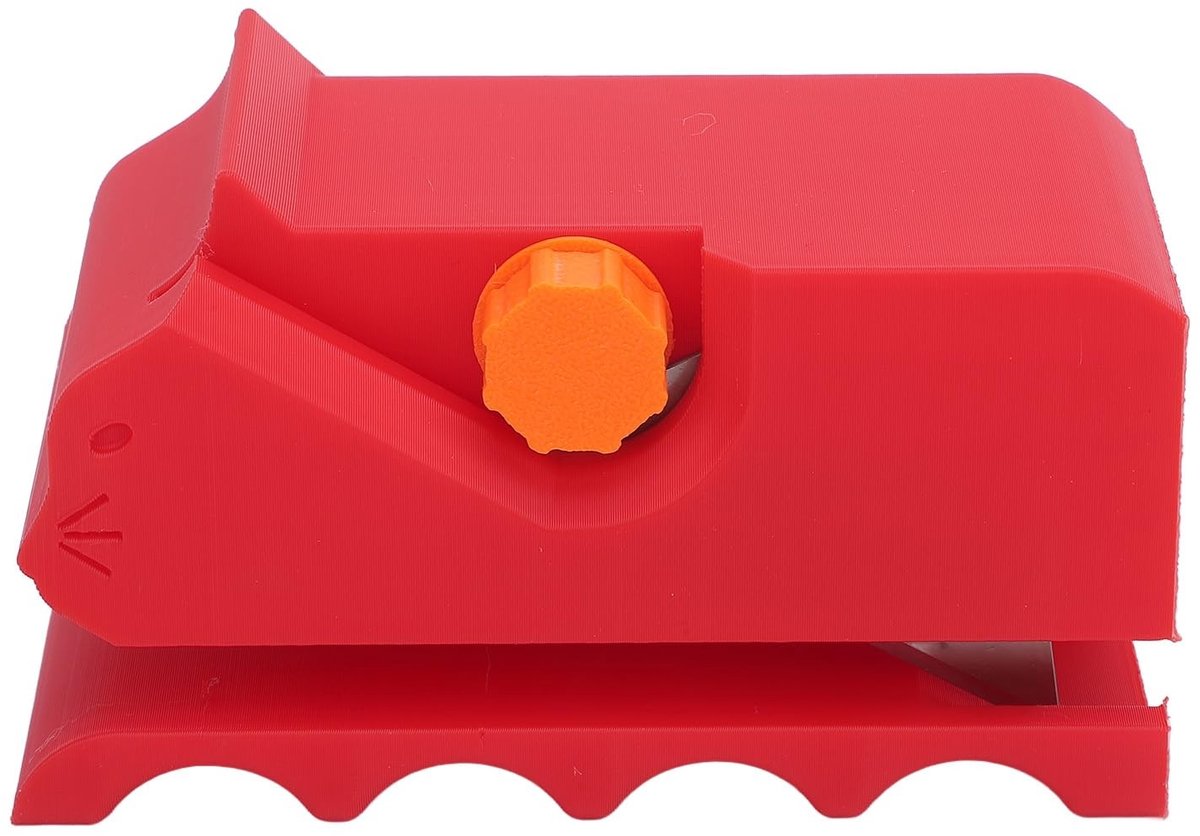 Spacnana Cardboard DIY Stripper - Verstelbare ABS Cutter voor Precisie Snijden (Rood)