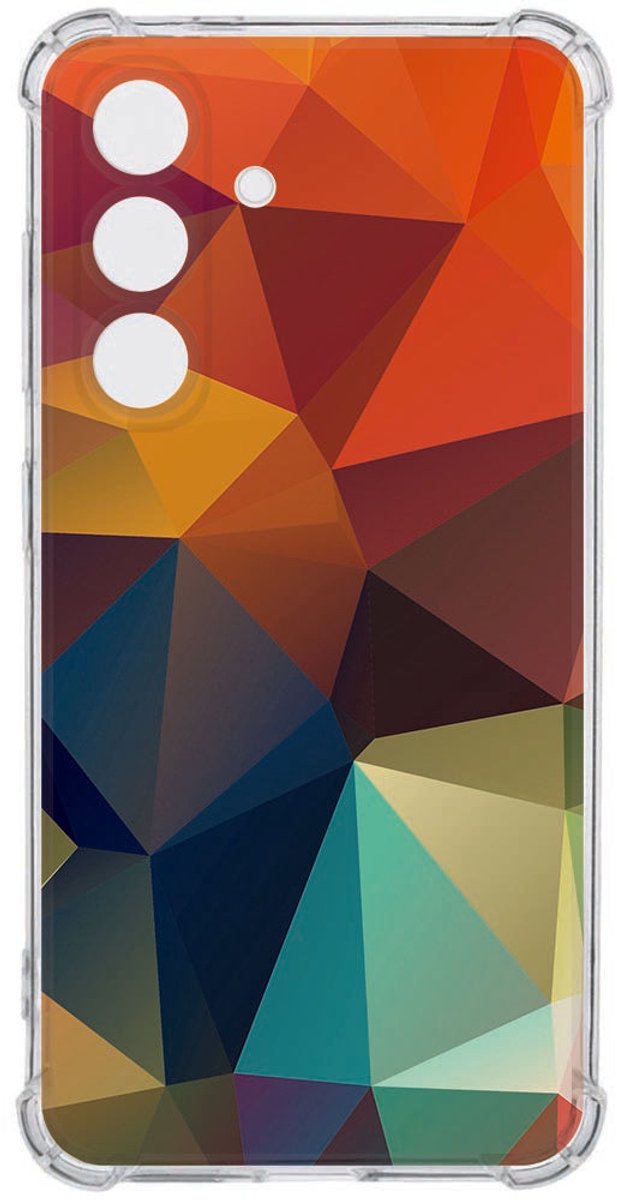 Flexibele back cover Samsung Galaxy S26 Plus Polygon Color Schokbestendig