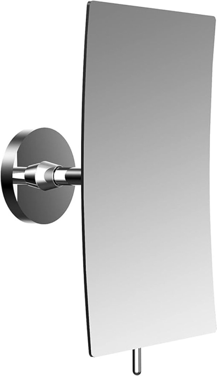 Scheer- en cosmeticaspiegel met 3x vergroting, chroom, voor wandmontage